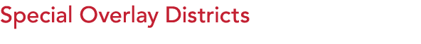 Special Overlay Districts 