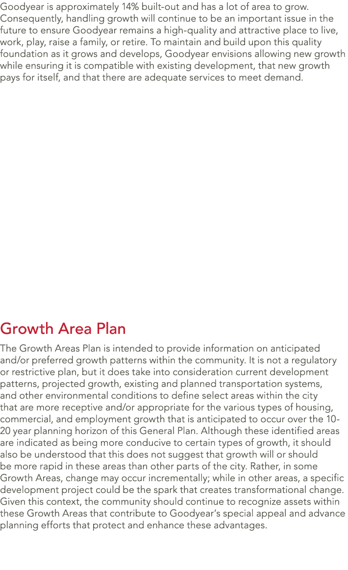 Goodyear is approximately 14% built out and has a lot of area to grow. Consequently, handling growth will continue to...