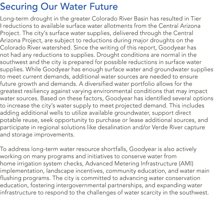 Securing Our Water Future Long term drought in the greater Colorado River Basin has resulted in Tier I reductions to ...