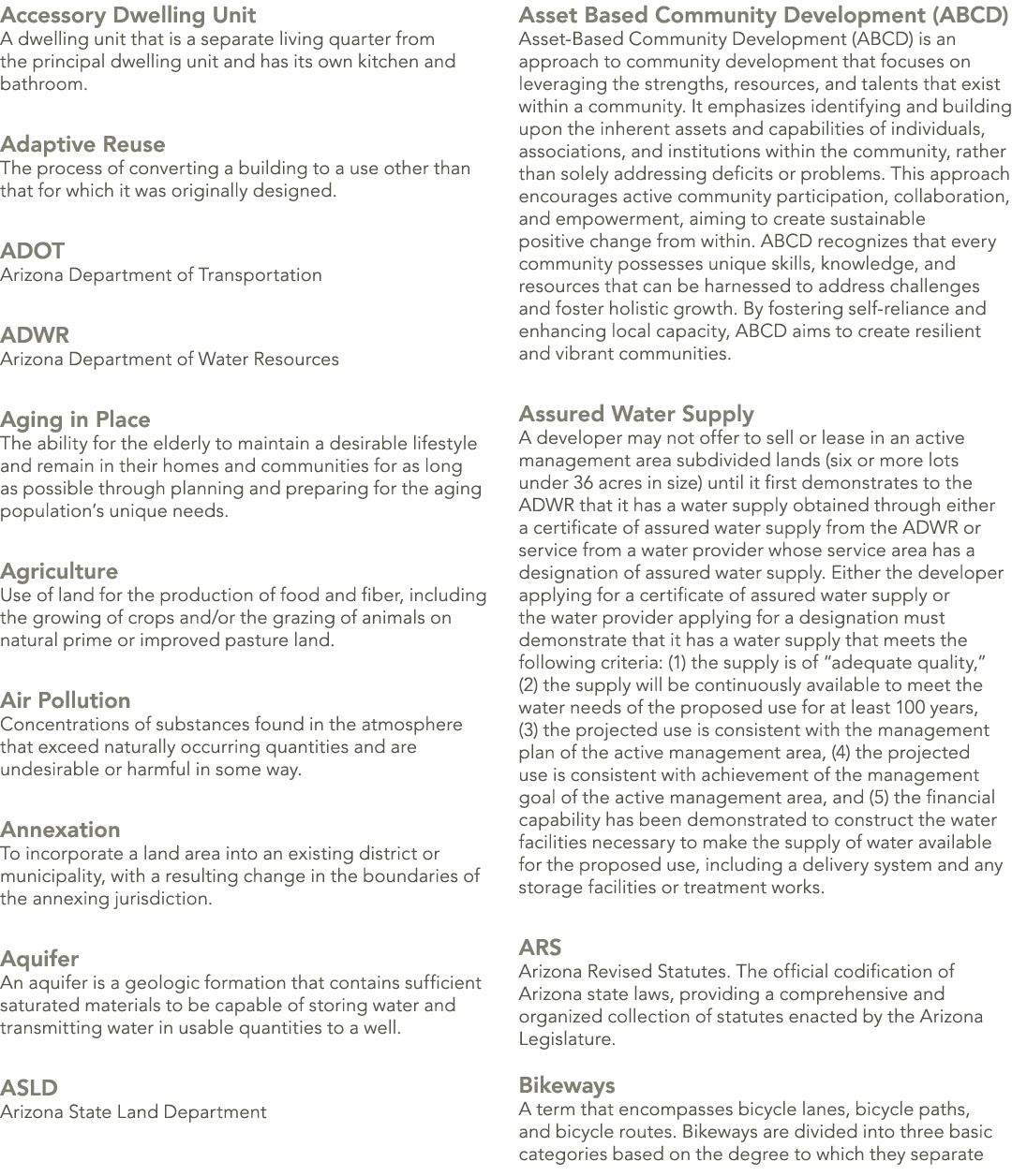 Accessory Dwelling Unit A dwelling unit that is a separate living quarter from the principal dwelling unit and has it...