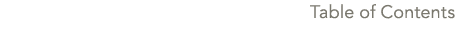  Table of Contents