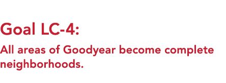  Goal LC 4: All areas of Goodyear become complete neighborhoods. 
