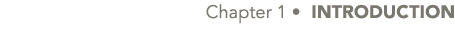  Chapter 1 • INTRODUCTION