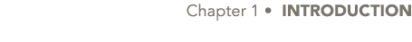  Chapter 1 • INTRODUCTION
